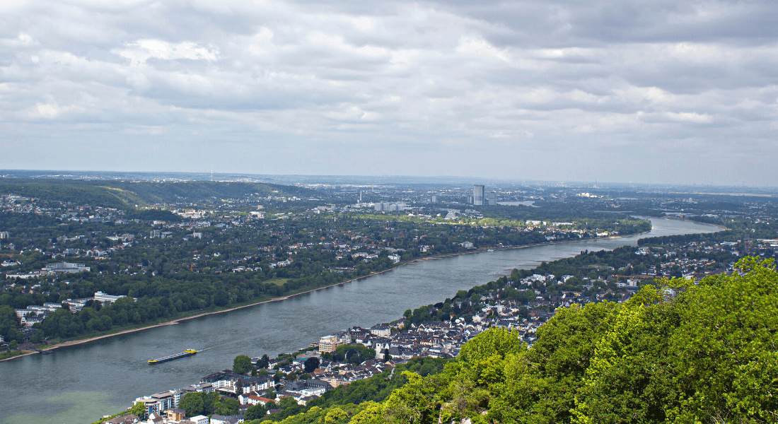 Overview of the city of Bonn